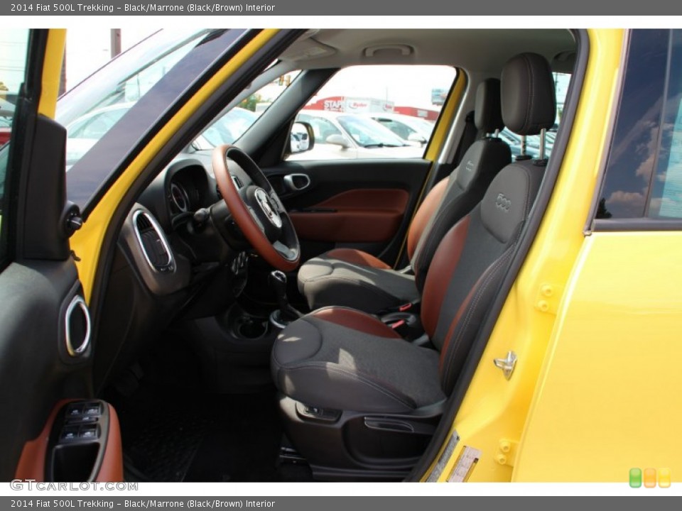 Black/Marrone (Black/Brown) Interior Photo for the 2014 Fiat 500L Trekking #105966319