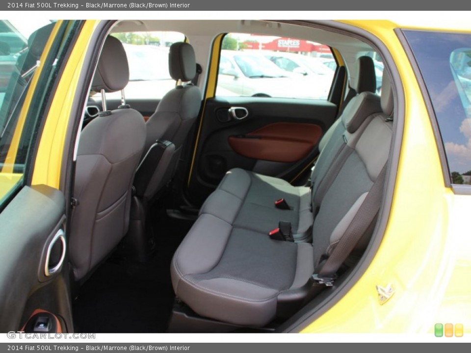 Black/Marrone (Black/Brown) Interior Rear Seat for the 2014 Fiat 500L Trekking #105966343