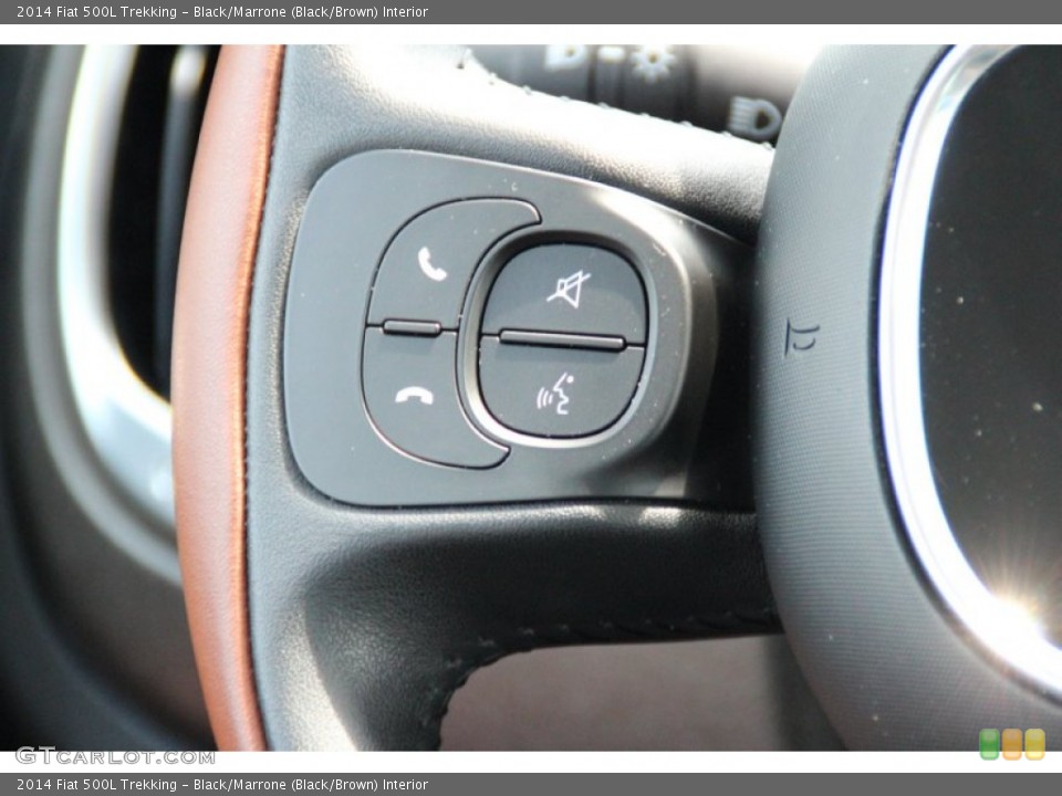 Black/Marrone (Black/Brown) Interior Controls for the 2014 Fiat 500L Trekking #105966456