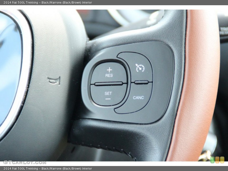Black/Marrone (Black/Brown) Interior Controls for the 2014 Fiat 500L Trekking #105966471