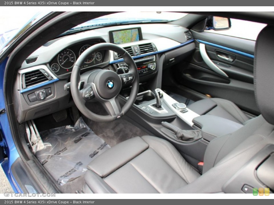 Black Interior Prime Interior for the 2015 BMW 4 Series 435i xDrive Coupe #105968046