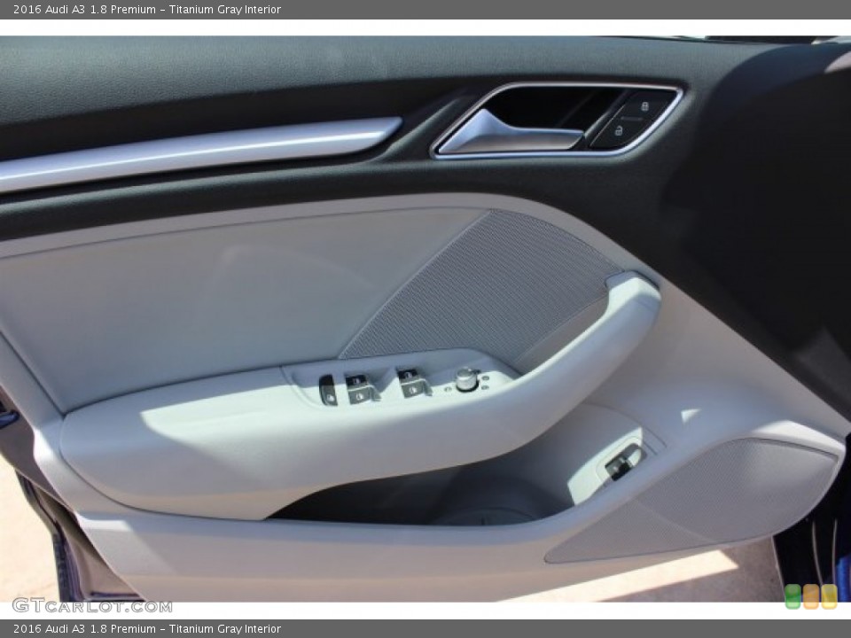 Titanium Gray Interior Door Panel for the 2016 Audi A3 1.8 Premium #105982791