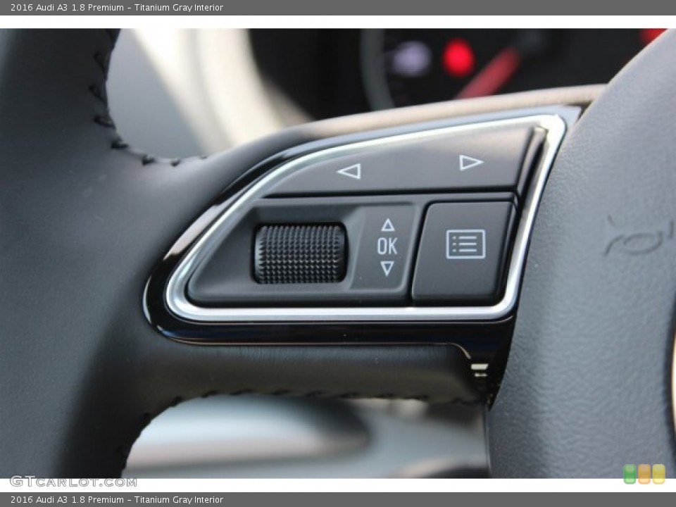 Titanium Gray Interior Controls for the 2016 Audi A3 1.8 Premium #105982992