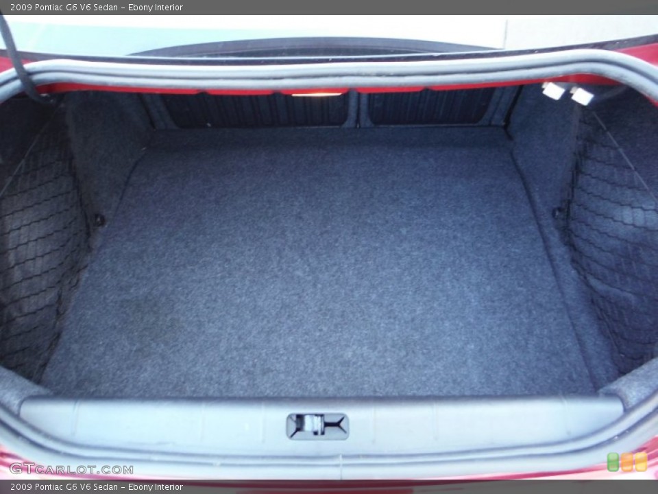 Ebony Interior Trunk for the 2009 Pontiac G6 V6 Sedan #105988050