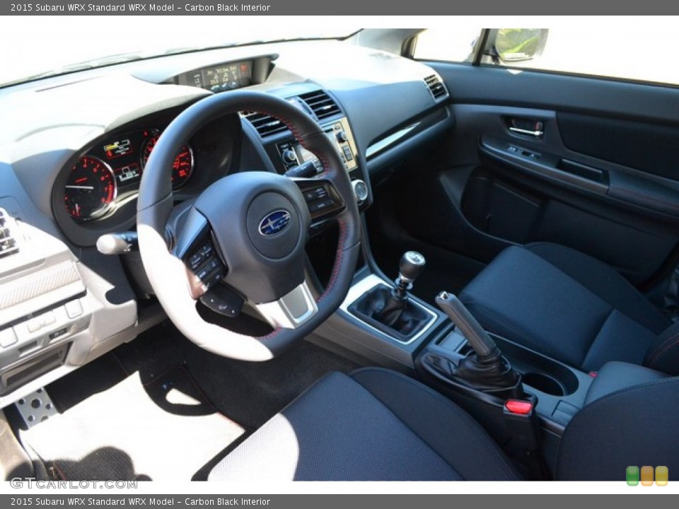 Carbon Black Interior Photo for the 2015 Subaru WRX  #105989523