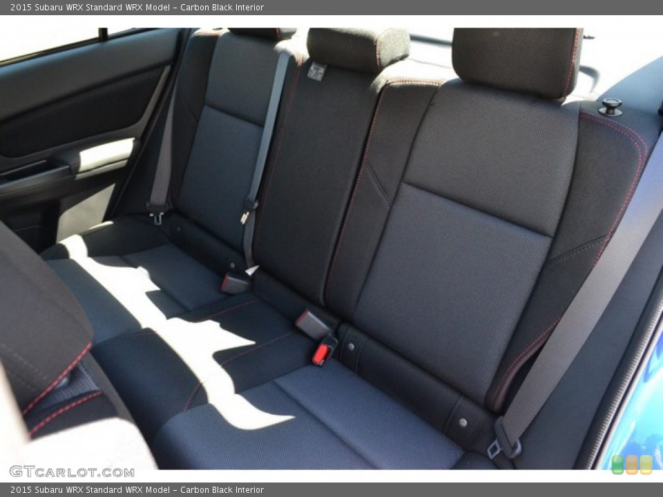 Carbon Black Interior Rear Seat for the 2015 Subaru WRX  #105989546