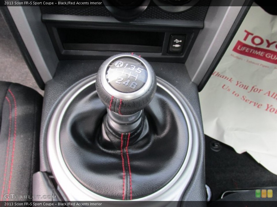 Black/Red Accents Interior Transmission for the 2013 Scion FR-S Sport Coupe #105989649