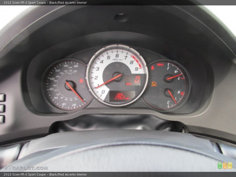 Black/Red Accents Interior Gauges for the 2013 Scion FR-S Sport Coupe #105989655