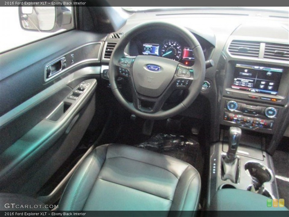 Ebony Black Interior Photo for the 2016 Ford Explorer XLT #105993848