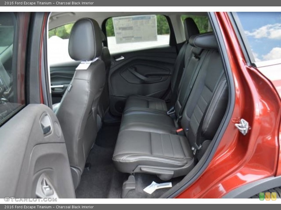 Charcoal Black Interior Rear Seat for the 2016 Ford Escape Titanium #106010978