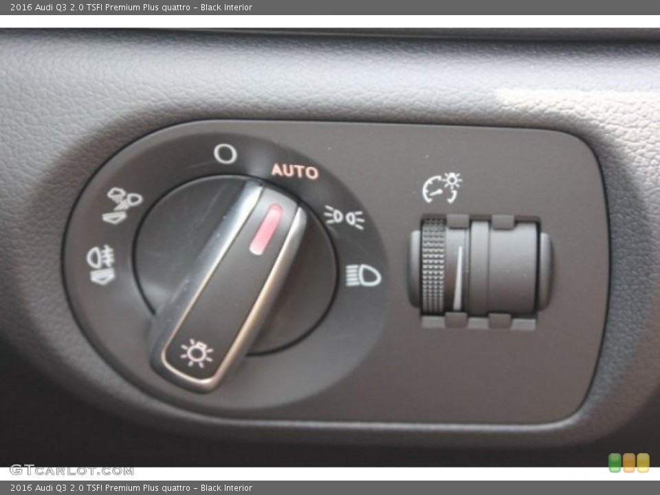 Black Interior Controls for the 2016 Audi Q3 2.0 TSFI Premium Plus quattro #106012433