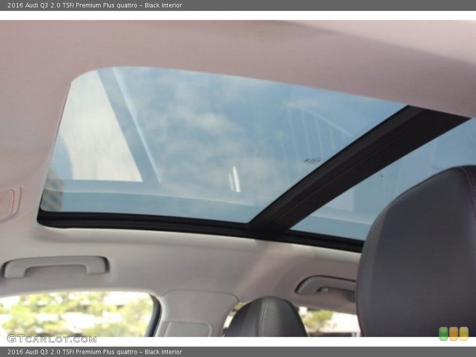 Black Interior Sunroof for the 2016 Audi Q3 2.0 TSFI Premium Plus quattro #106012451
