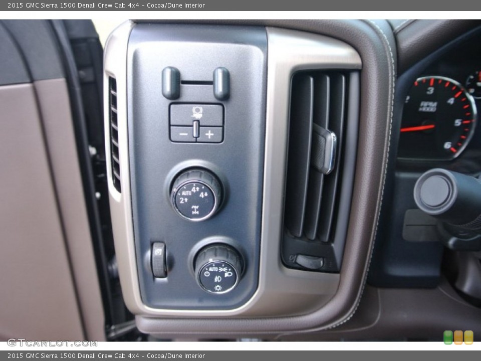 Cocoa/Dune Interior Controls for the 2015 GMC Sierra 1500 Denali Crew Cab 4x4 #106020002