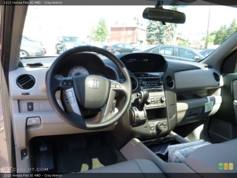Gray Interior Prime Interior for the 2015 Honda Pilot SE 4WD #106033088