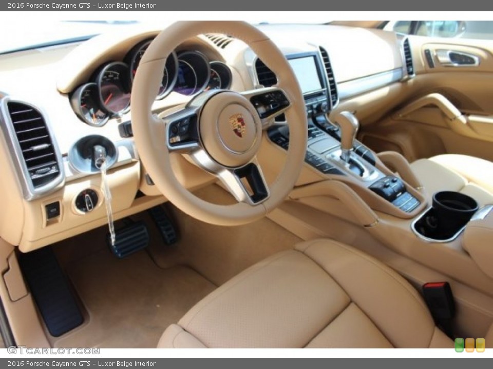 Luxor Beige Interior Prime Interior for the 2016 Porsche Cayenne GTS #106038181