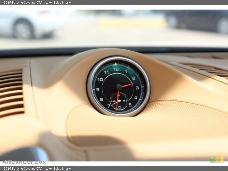 Luxor Beige Interior Gauges for the 2016 Porsche Cayenne GTS #106038253