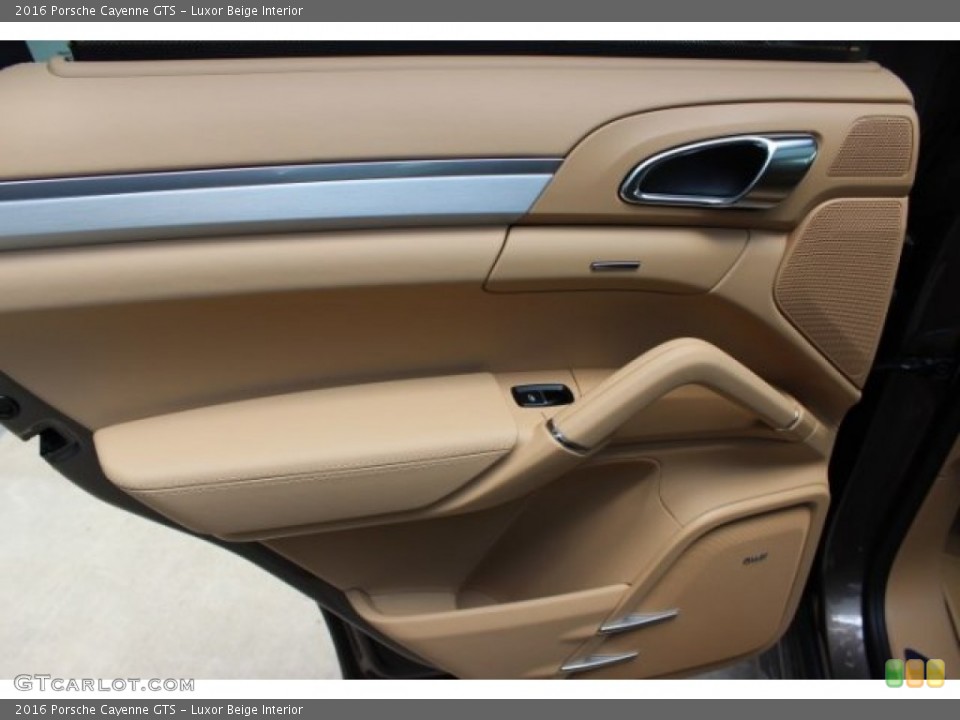 Luxor Beige Interior Door Panel for the 2016 Porsche Cayenne GTS #106038517