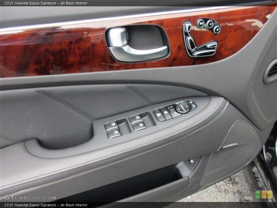 Jet Black Interior Controls for the 2015 Hyundai Equus Signature #106038562