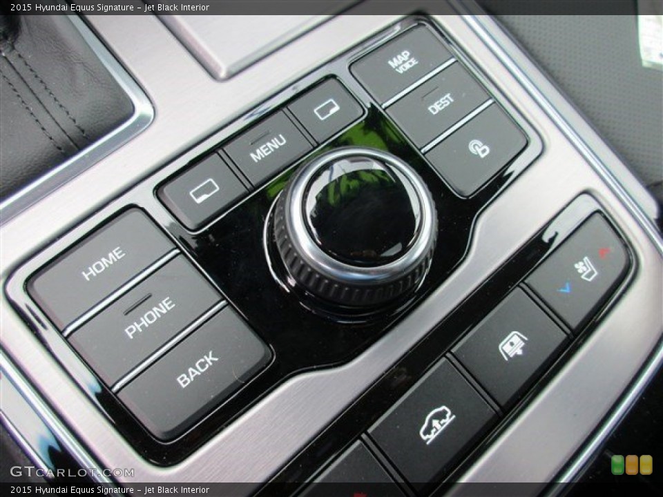 Jet Black Interior Controls for the 2015 Hyundai Equus Signature #106038625