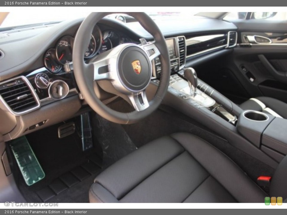 Black Interior Prime Interior for the 2016 Porsche Panamera Edition #106039291