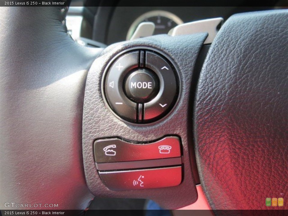 Black Interior Controls for the 2015 Lexus IS 250 #106040191