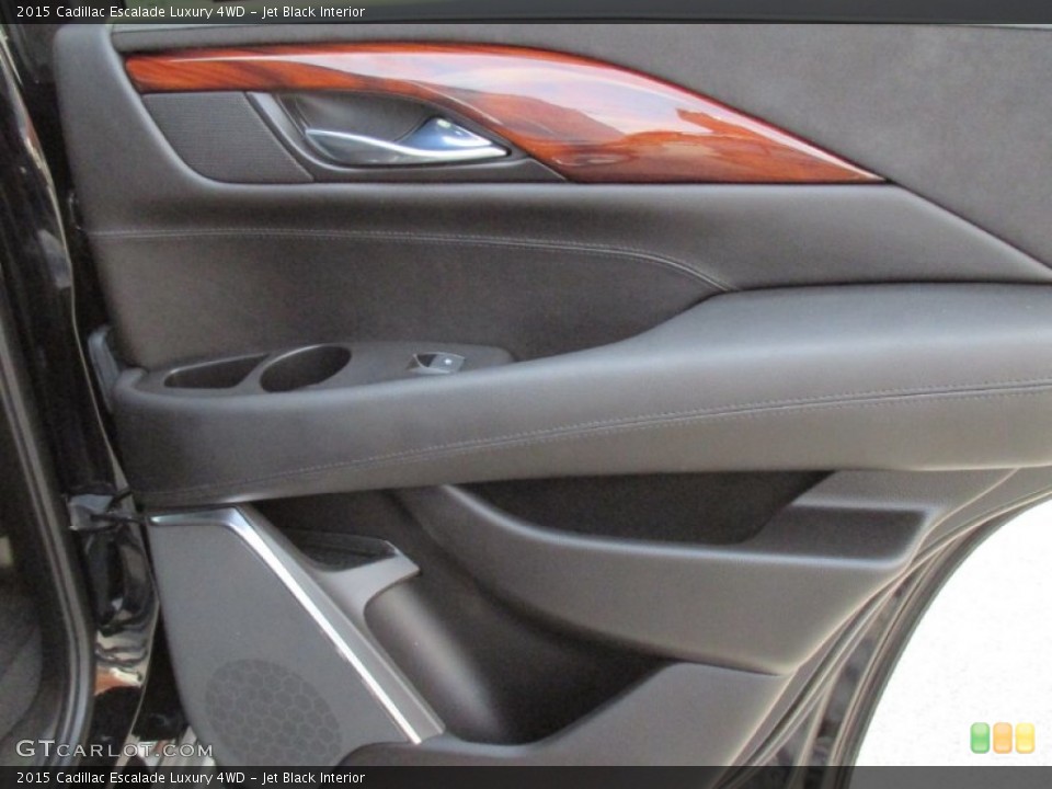 Jet Black Interior Door Panel for the 2015 Cadillac Escalade Luxury 4WD #106041079