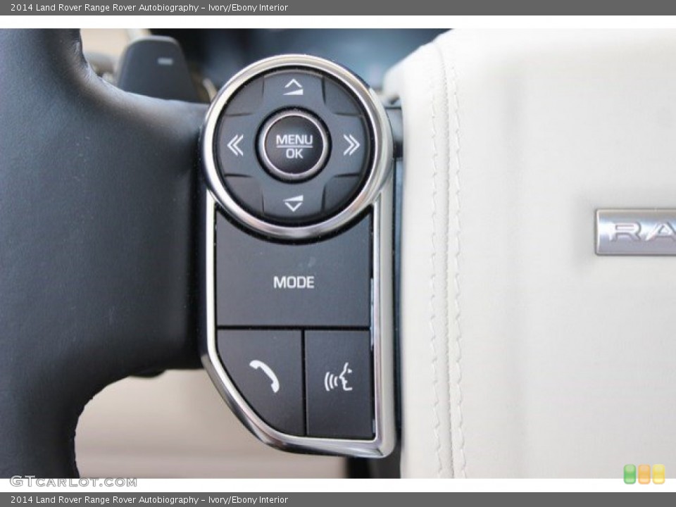Ivory/Ebony Interior Controls for the 2014 Land Rover Range Rover Autobiography #106046836