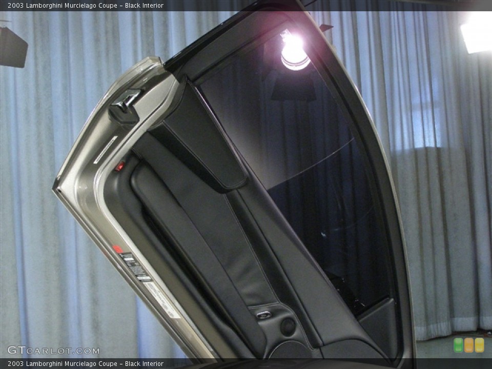 Black Interior Door Panel for the 2003 Lamborghini Murcielago Coupe #106056