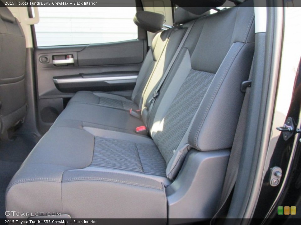 Black Interior Rear Seat for the 2015 Toyota Tundra SR5 CrewMax #106061313