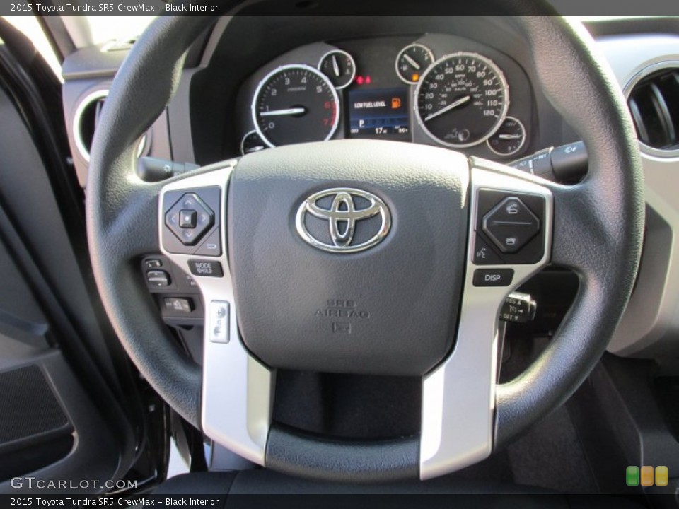 Black Interior Steering Wheel for the 2015 Toyota Tundra SR5 CrewMax #106061532