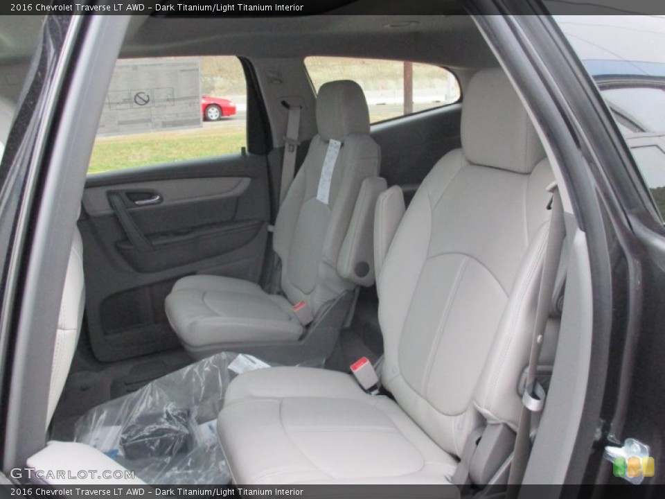 Dark Titanium/Light Titanium Interior Rear Seat for the 2016 Chevrolet Traverse LT AWD #106064694