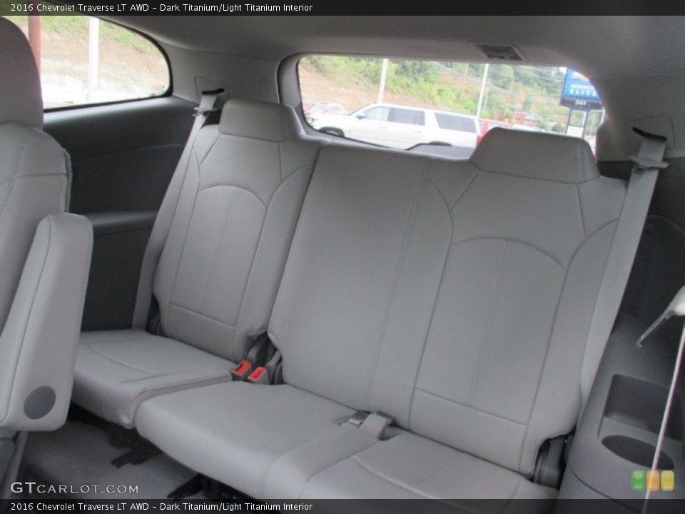 Dark Titanium/Light Titanium Interior Rear Seat for the 2016 Chevrolet Traverse LT AWD #106064715