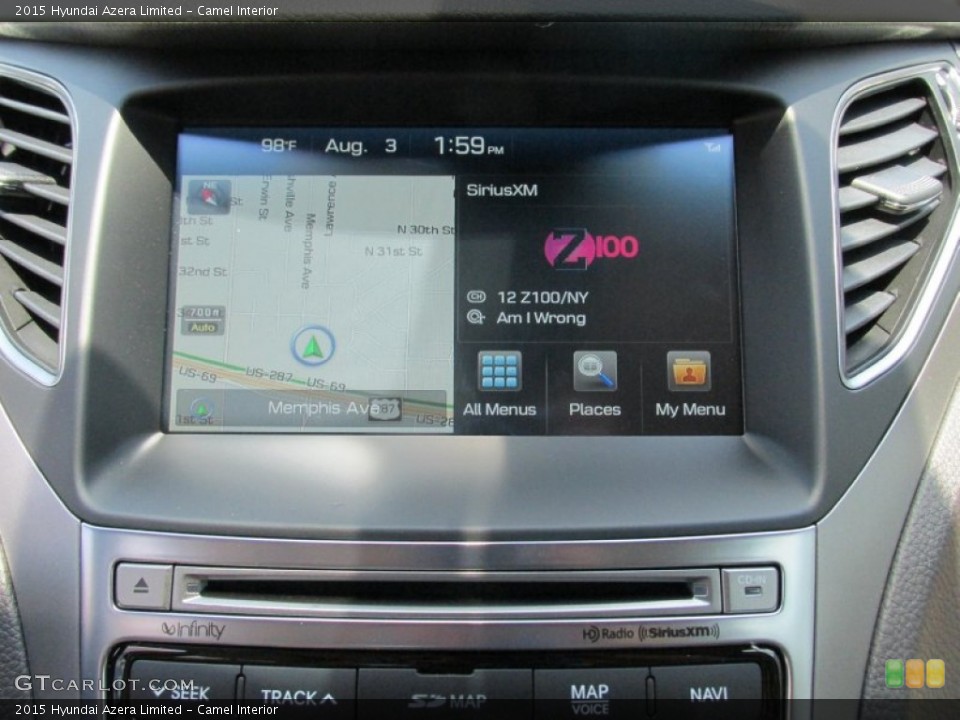 Camel Interior Navigation for the 2015 Hyundai Azera Limited #106067460
