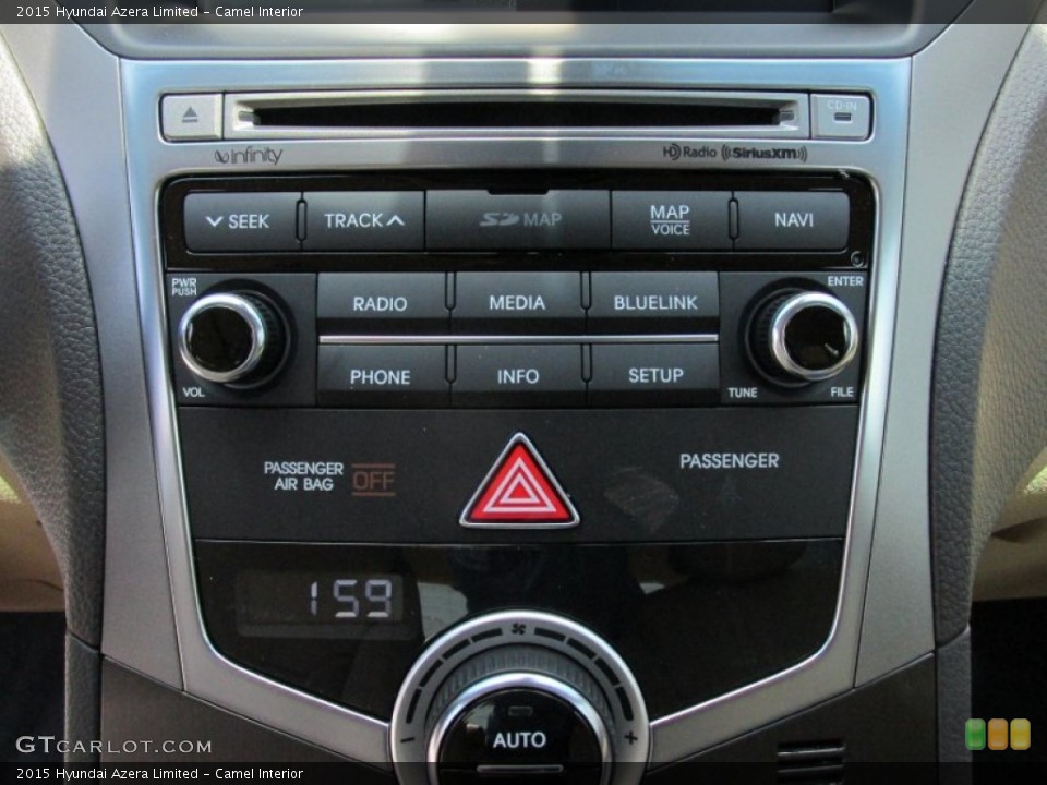 Camel Interior Controls for the 2015 Hyundai Azera Limited #106067472