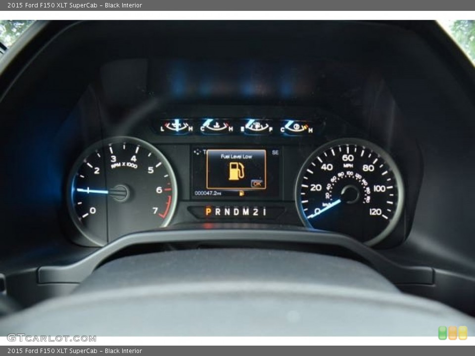 Black Interior Gauges for the 2015 Ford F150 XLT SuperCab #106072375