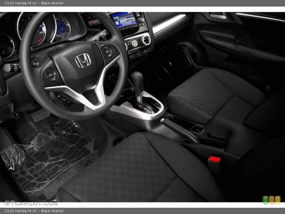 Black 2016 Honda Fit Interiors