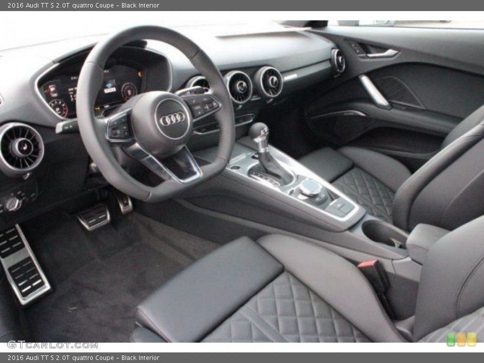 Black Interior Photo for the 2016 Audi TT S 2.0T quattro Coupe #106085071