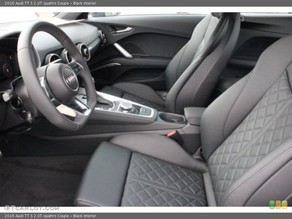 Black Interior Front Seat for the 2016 Audi TT S 2.0T quattro Coupe #106085092