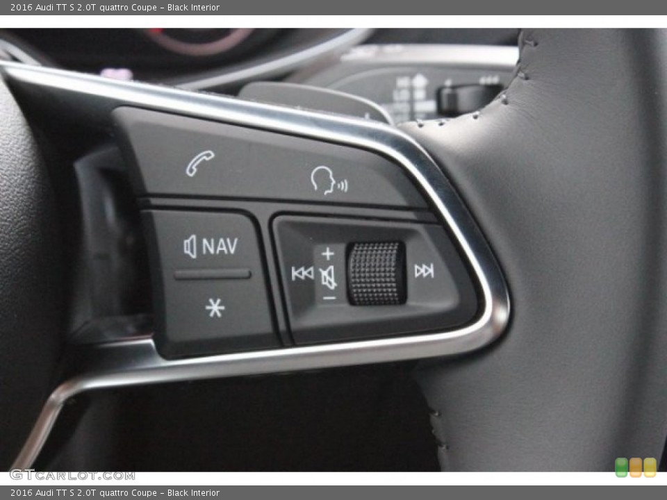 Black Interior Controls for the 2016 Audi TT S 2.0T quattro Coupe #106085518