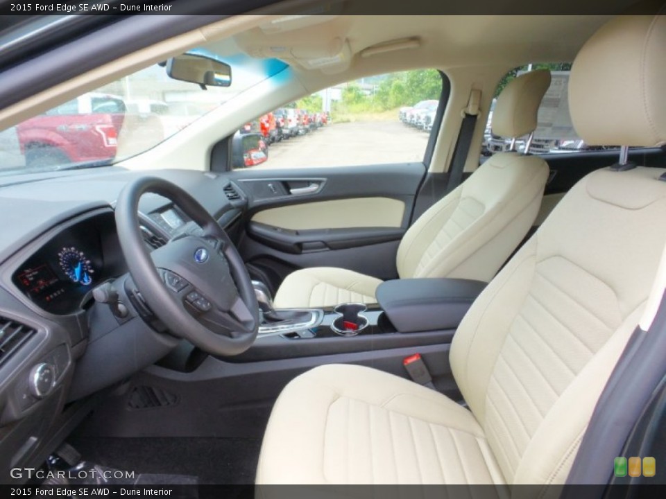 Dune Interior Front Seat for the 2015 Ford Edge SE AWD #106094965