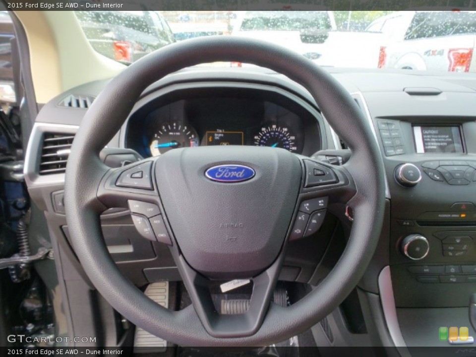 Dune Interior Steering Wheel for the 2015 Ford Edge SE AWD #106095085