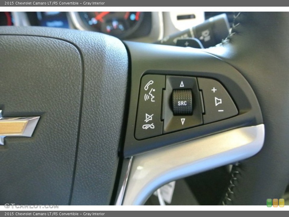Gray Interior Controls for the 2015 Chevrolet Camaro LT/RS Convertible #106096427