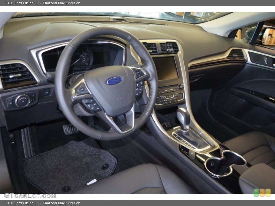 Charcoal Black Interior Prime Interior for the 2016 Ford Fusion SE #106097266