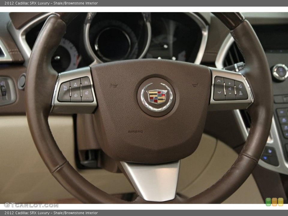 Shale/Brownstone Interior Steering Wheel for the 2012 Cadillac SRX Luxury #106097311