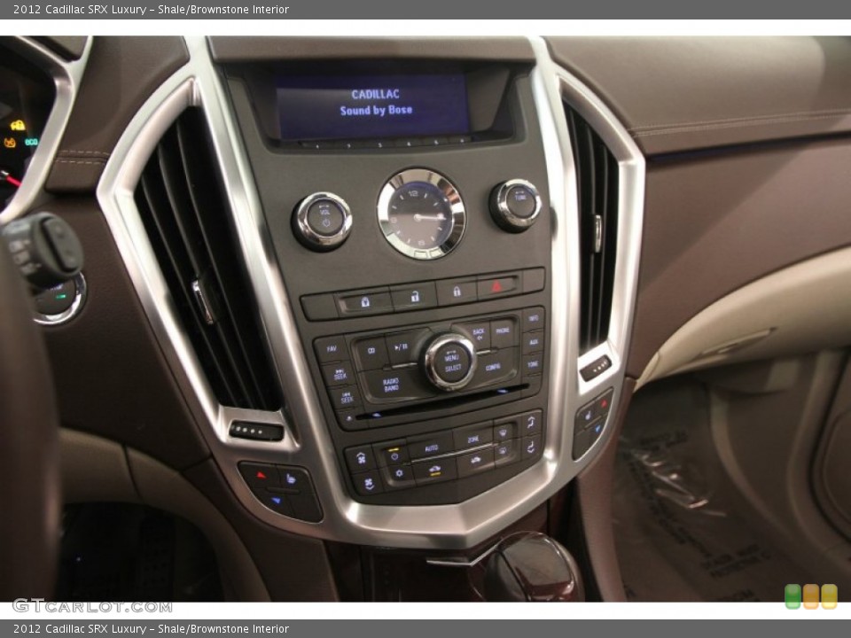 Shale/Brownstone Interior Controls for the 2012 Cadillac SRX Luxury #106097347
