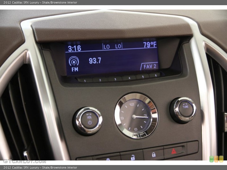 Shale/Brownstone Interior Controls for the 2012 Cadillac SRX Luxury #106097374