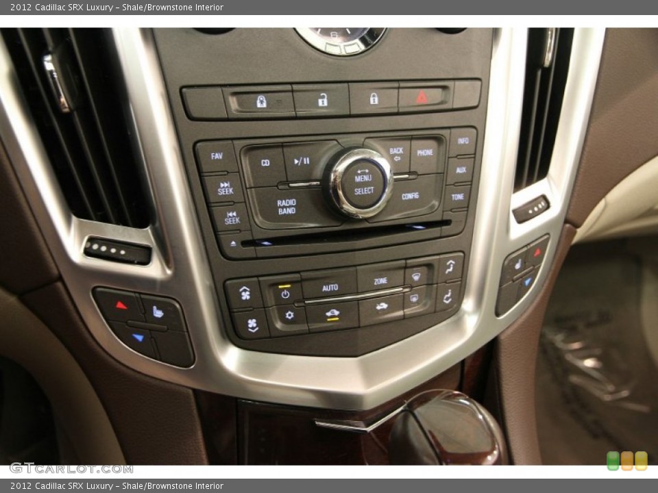 Shale/Brownstone Interior Controls for the 2012 Cadillac SRX Luxury #106097389