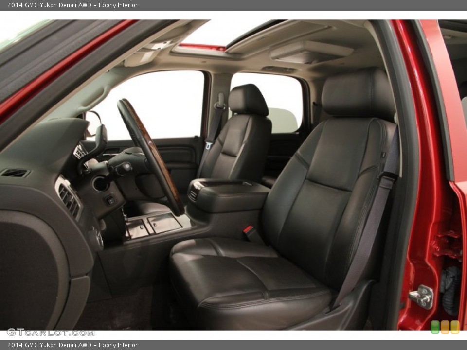 Ebony Interior Photo for the 2014 GMC Yukon Denali AWD #106098868