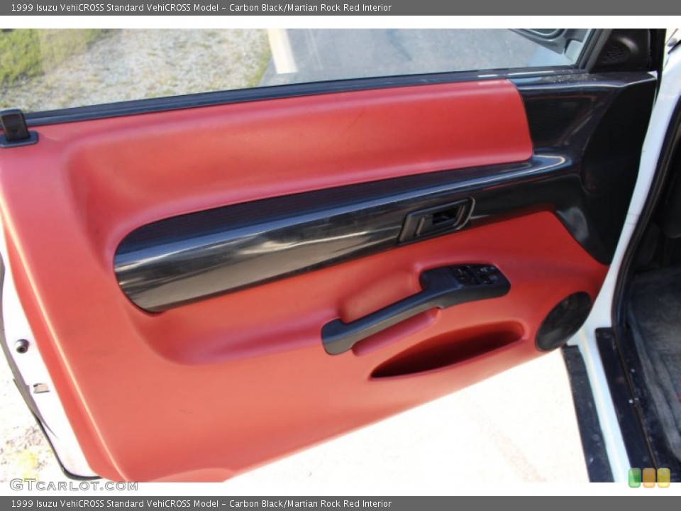 Carbon Black/Martian Rock Red Interior Door Panel for the 1999 Isuzu VehiCROSS  #106102018