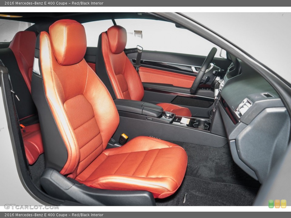 Red/Black Interior Photo for the 2016 Mercedes-Benz E 400 Coupe #106103428